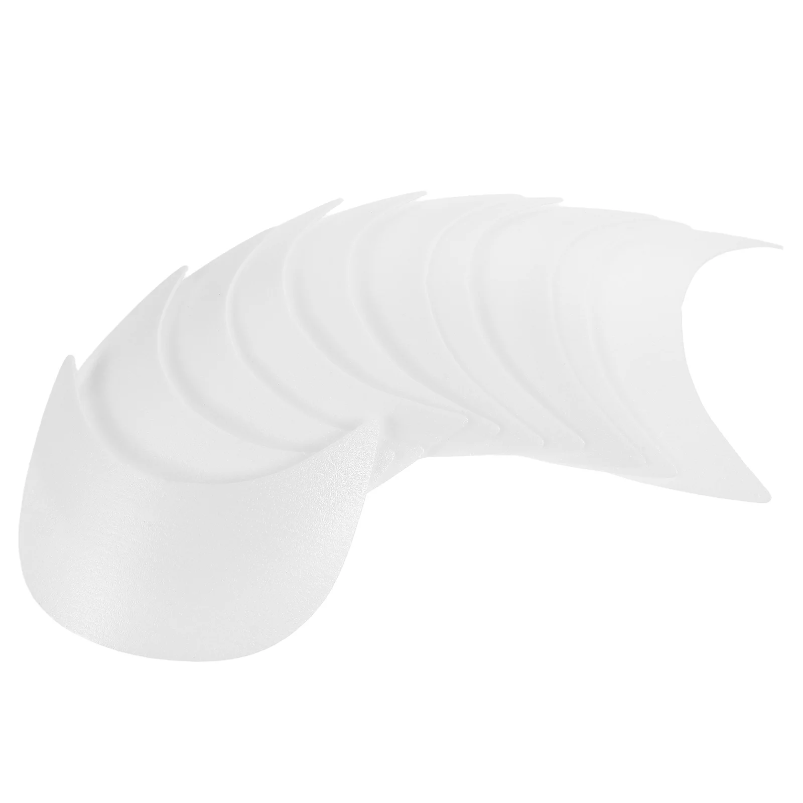 

10Pcs Adjustable Hat Shaper Inserts - Strong Plastic Brim Replacements for Baseball Cap Knit Hat Sun Visor Crafting