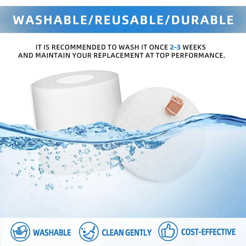 Accessoires de rechange de filtre, compatibles pour Shlavabo IQ, RGSM, AE, RV1001AE, RV100AE, AV912S, AV1002AE