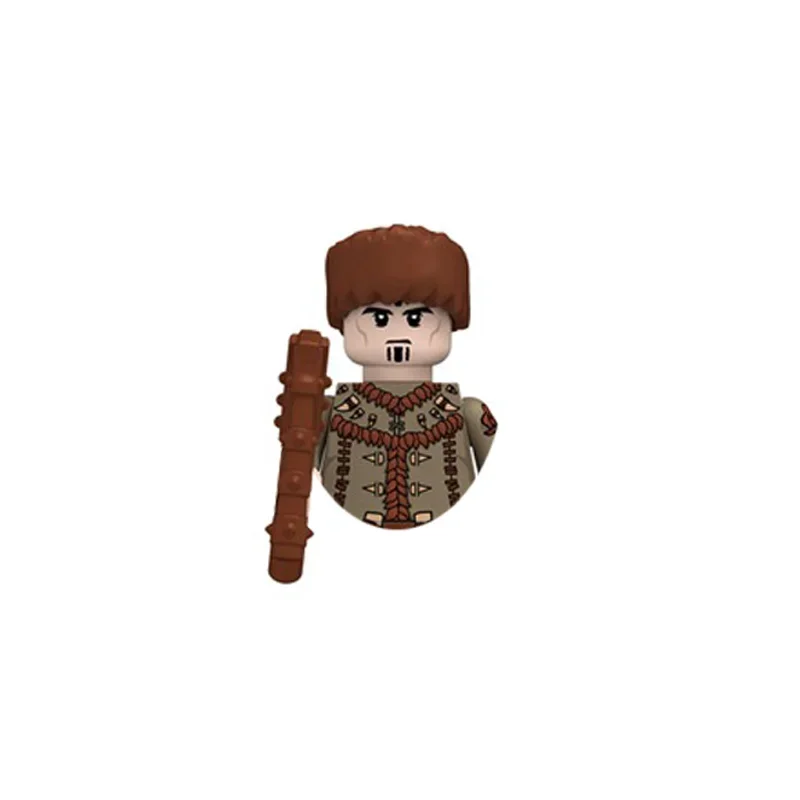 Medieval Army Soldiers Knight Legion Tribal Warrior Swordsman Wolf Pack Warrior Ancient Military Figures Building Blocks Toys