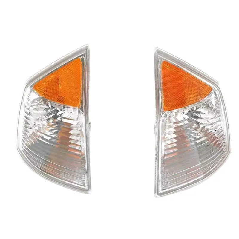 

M93K-1 Pair Car Side Marker Turn Signal Light Parking Lamp Housing 68000683AB 68000682AB As Shown ABS For Jeep Compass 2007-2010