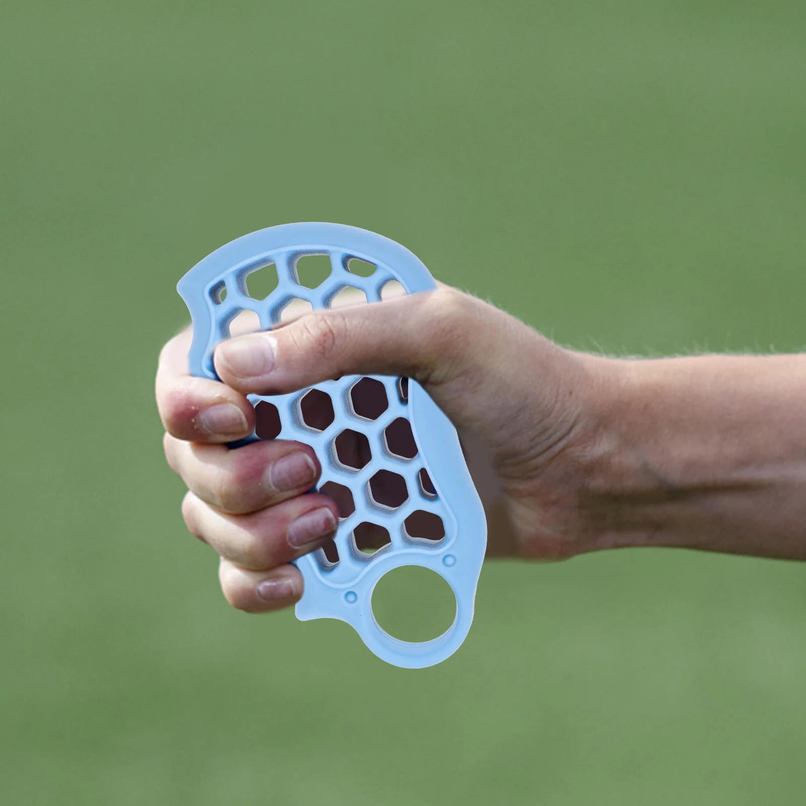 

Forearm Grip Strengthener Silicone Round Ring for Hand Exercising Stress Relief Finger Strength Trainer Hand Workout Tool
