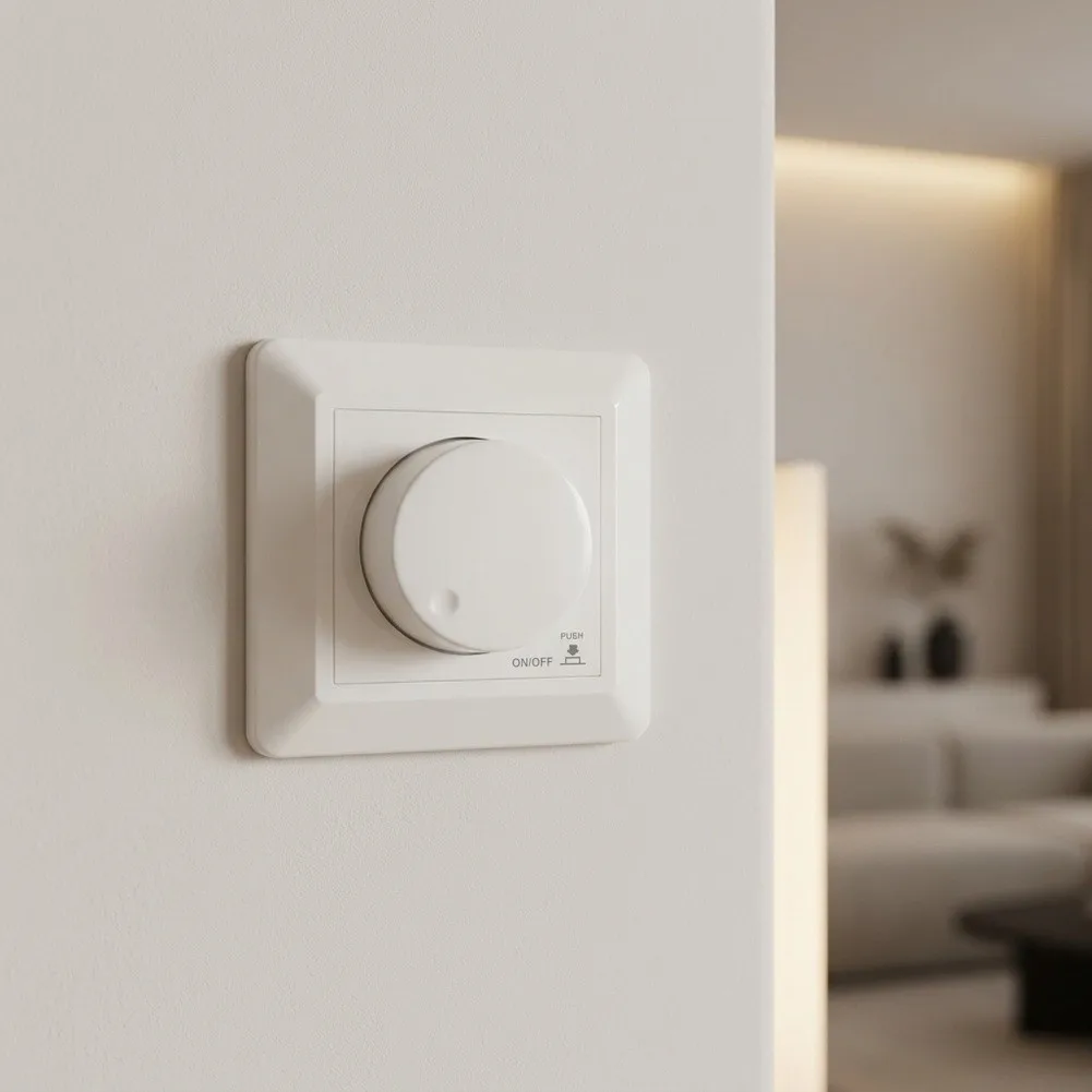 Remote Operation LED Dimmer 0-10V LED Dimmer Rotary for Wall Switch Flush Wall-mount Design Switch Accessory Remote Control