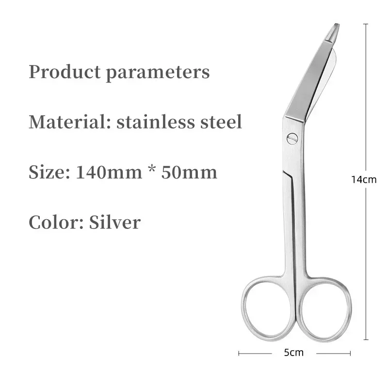 11.2/14 ซม.สแตนเลสสตีลผ้าพันแผลทางการแพทย์กรรไกร Gauze Dressing กรรไกร First Aid ม Doctor พยาบาลบ้านปลอดภัยตัด