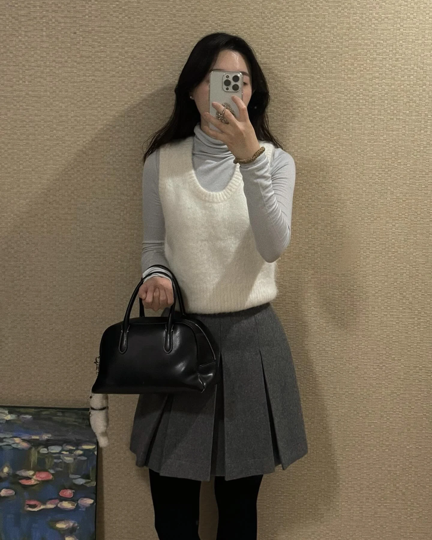 

Casual Pink Alpaca Knitted Vest U-Ne ort Length Faionable Women's Sweater Top Quali Material Blend Spring Season