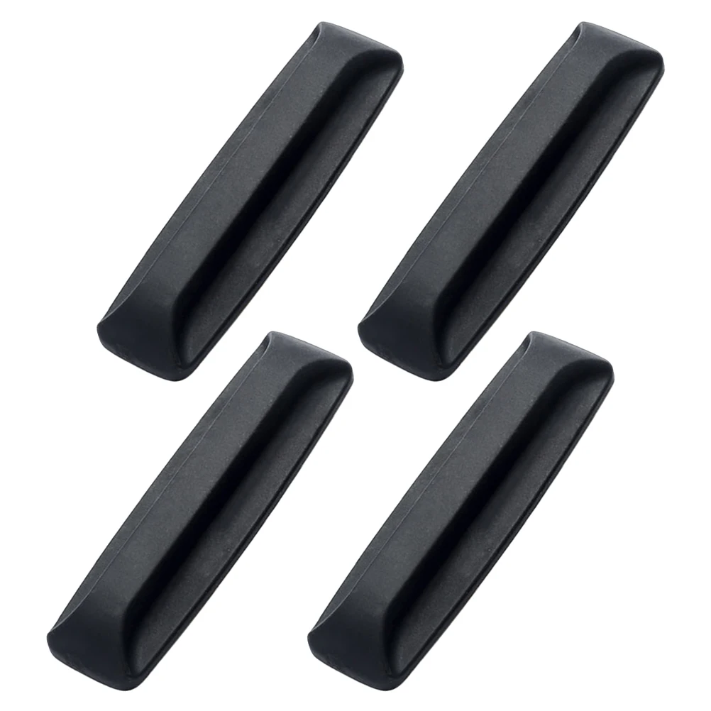

Self Adhesive Cabinet Handles Sticky Drawer Pulls Black PP for Doors Furniture Easy Install Smooth