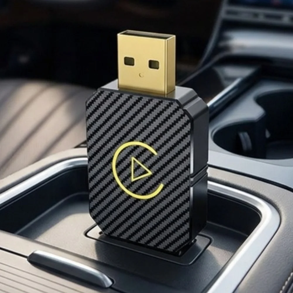 2 In 1 Adapter Carlink USB Compatibility Adapter Stable Performance for versatile Use Compact Design Easy 2 In