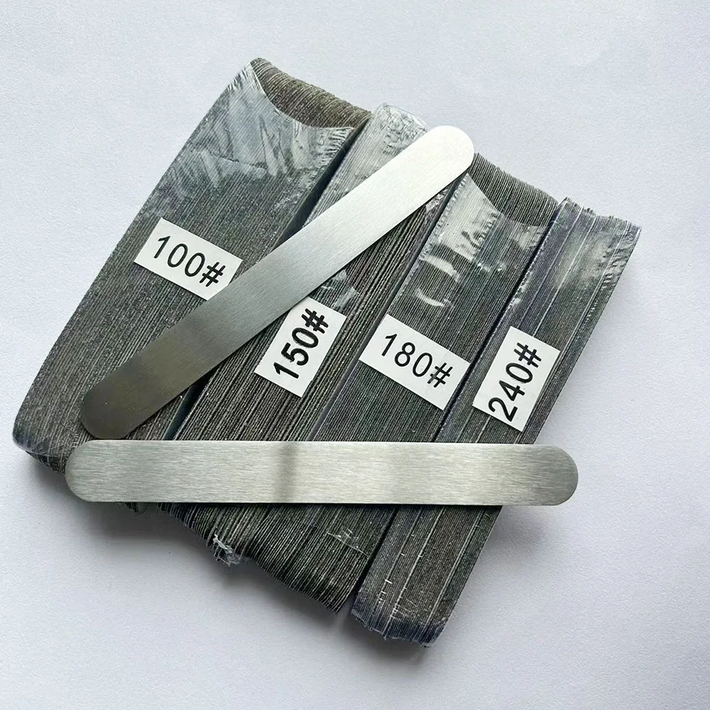 2 pcs metal base with 200 pcs  removalble pads durable nail file  replacement sandpaper pads black sandpaper