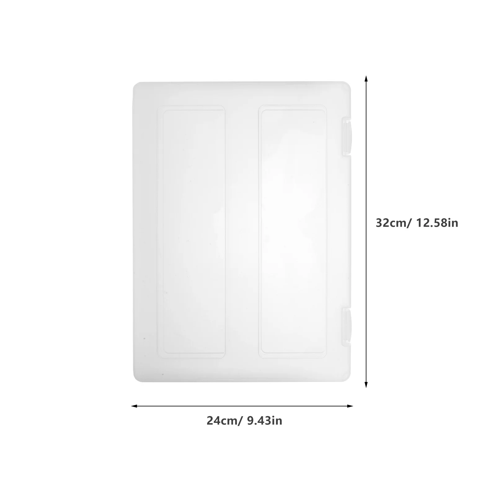 4Pcs Clear A4 File Storage Organizer Plastic Document Holder Portable Box Office Filing Case Box Files A4