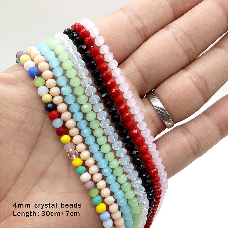 Fashion Women Necklace High Quality Crystal Beads Strand Shinny Choker Necklace Women Lots Colors Necklace Jewelry Wholesale