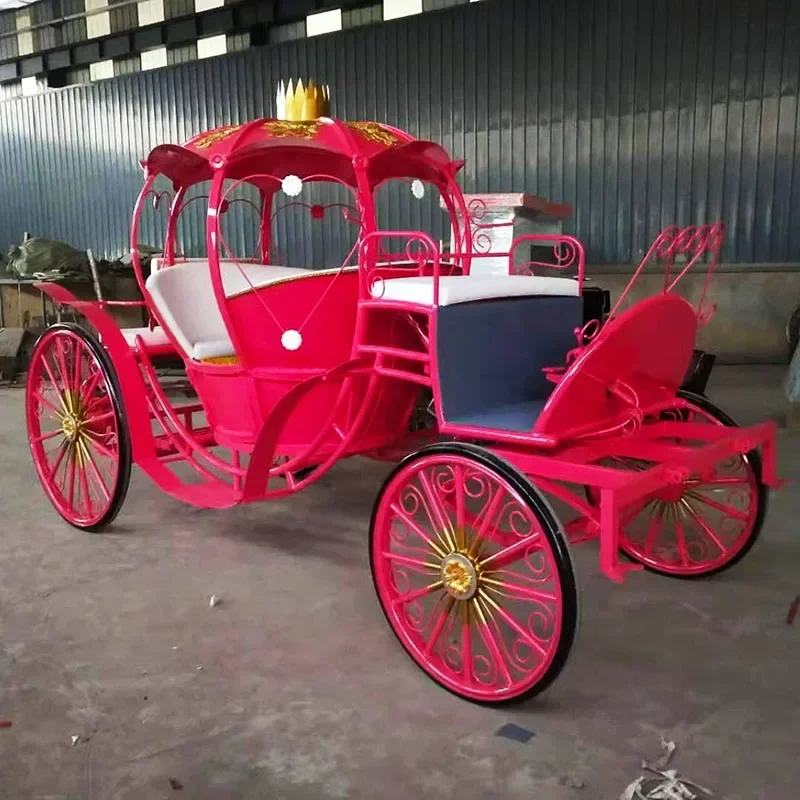 الحديد المطاوع اليقطين النقل الزفاف الأميرة سيارة الفيلم والتلفزيون الدعائم زخرفة عيد الميلاد لمشاهدة معالم المدينة جولة حافلة أربع عجلات