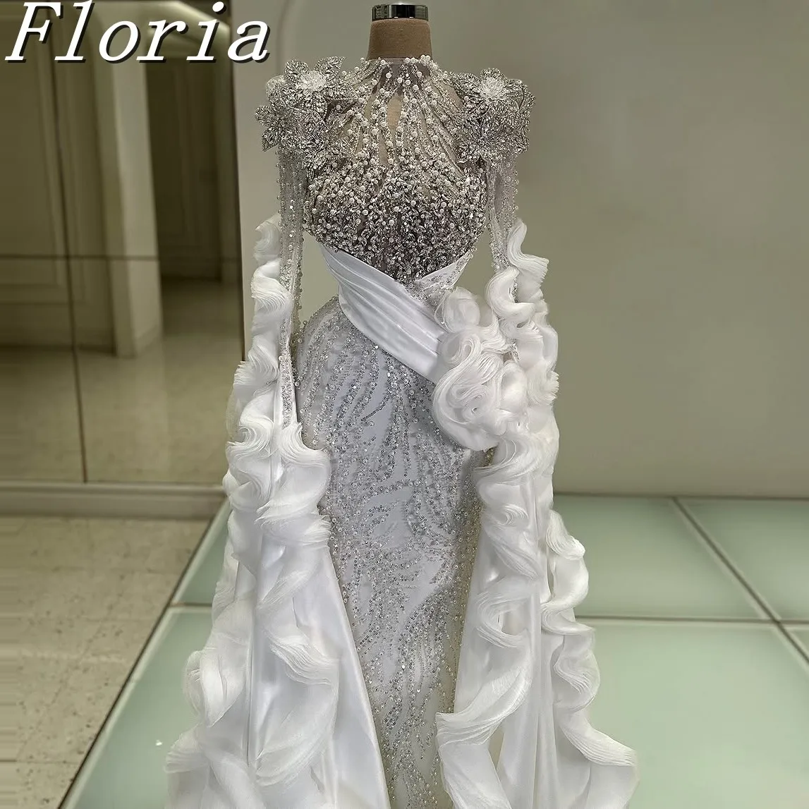 

Vintage Fashion Design Customized Wedding Dress Elegant Crystals Ruching Mermaid Long Bridal Dresses 2025 Vestidos De Novia