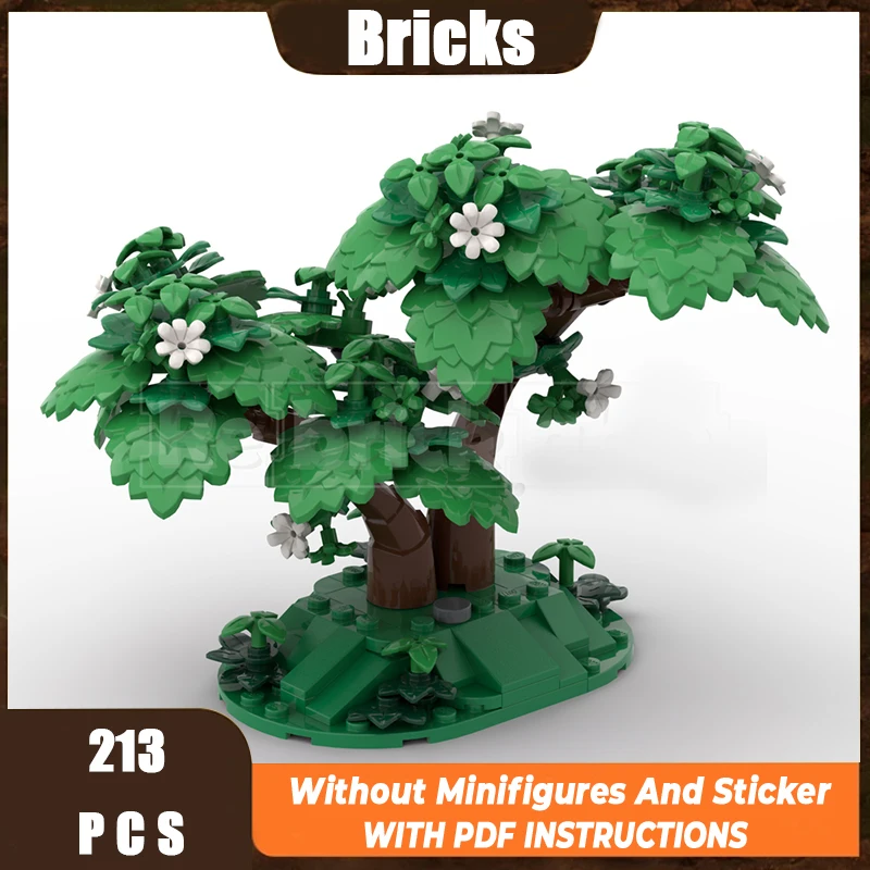 Squisito nuovo prodotto MOC Building Blocks, tecnologia modello di pianta e albero, regali giocattolo modulari per bambini, set di assemblaggio fai-da-te