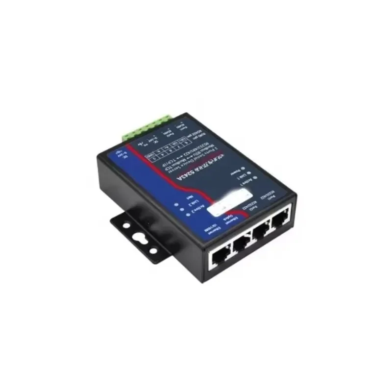 2 Port JSON MQTT Gateway Serial Port RS232 RS485 422 to Ethernet TCP/IP RJ45 Converter Modbus RTU to tcp Dual IoT ZLAN5243A