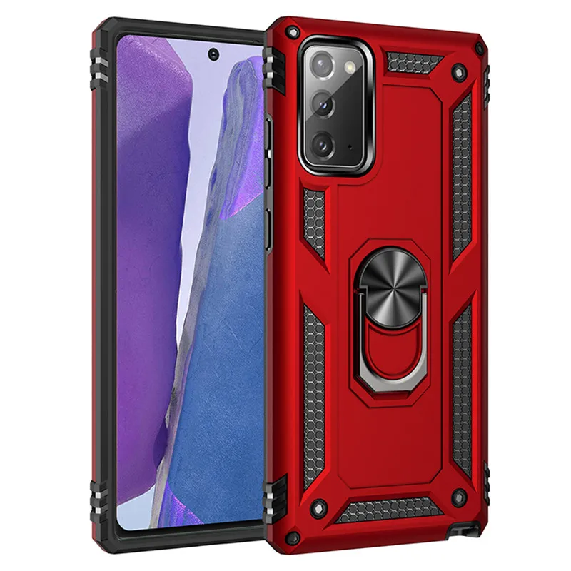 Shockproof phone cases for samsung s21 s20 s10 s9 s8 plus s7 s10e note 10 lite 8 9 20 ultra s20 fe 5g armor car magnet ring case