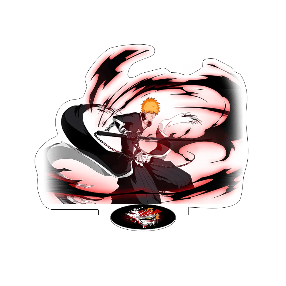 New Anime BLEACH 15CM Ichigo Kurosaki Acrylic Stand keychain Anime Stand Model Figure Desktop decoration collecting fan gifts