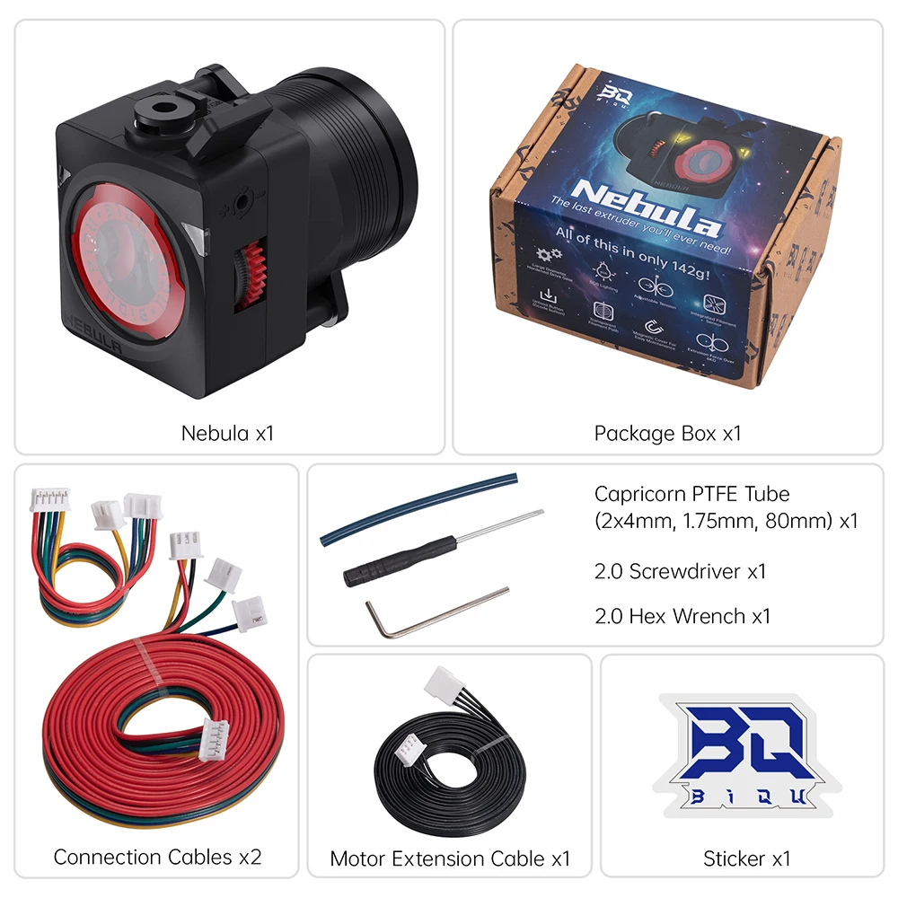 Extrusora de nebulosa de acionamento direto de engrenagem dupla para StealthBurner EVA3 Voron Ratrig VZbot Filamento PLA VS Orbiter V2.5
