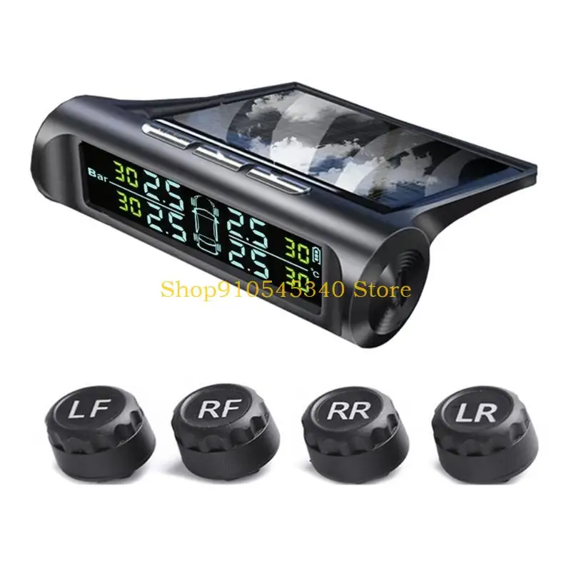 

U2JA модернизирует мониторинг давления в шинах автомобиля, цветной монитор давления в шинах с солнечной зарядкой, обнаружение