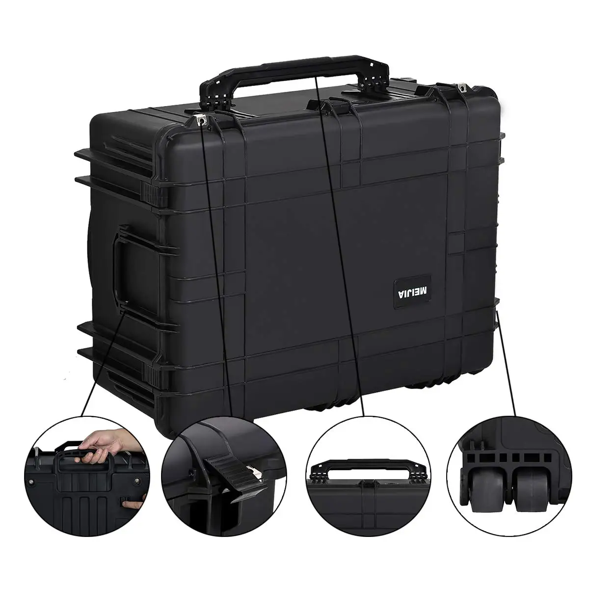 Factory In China Online Shopping STOCKED Time-limited Promotion790x595x365mm Handled Plastic Waterproof Tool Box For Storage Gun