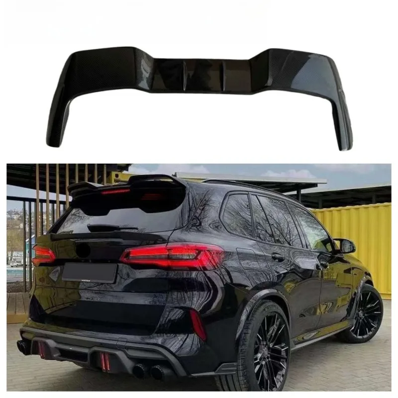 Hight Quality LD Style Carbon Fiber Roof Spoiler Wing for F95 X5M 2019-IN Carbon Fiber Rear Spoiler Wing Body Kit