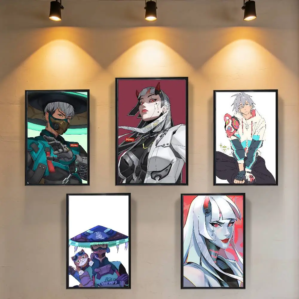 OW3 game Mizuki Shion Overwatch Poster HD Art Sticky Wall Waterproof Home Living Room Bedroom Bar Aesthetic Decoration