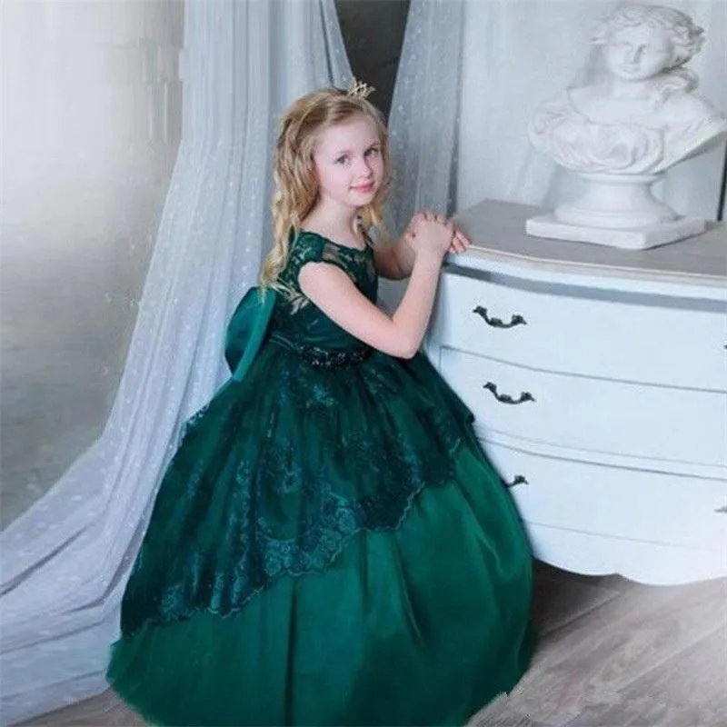 

Tulle Princess Puffy Flower Girl Dresses Baby Wedding Party Dress Kid First Communion Gown Birthday Ball