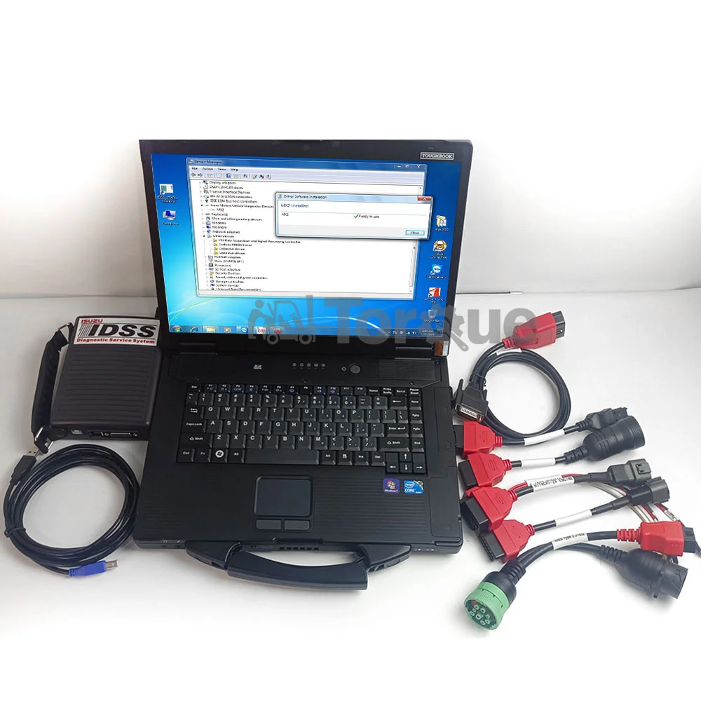 for ISUZU IDSS Diesel engine truck diagnostic scanner for isuzu g-idss e-idss diagnostic scanner with CF53 laptop