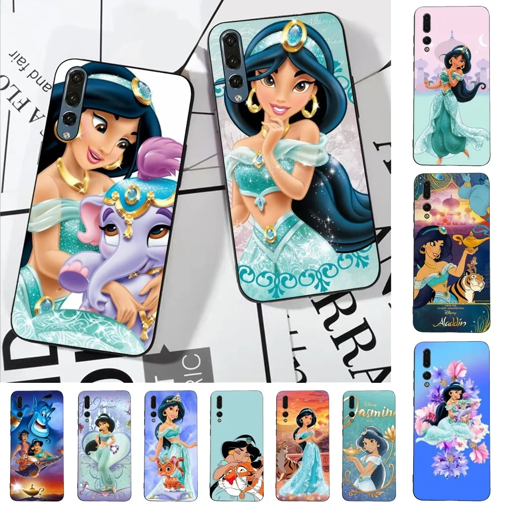 Disney Princess Jasmine Phone Case For Huawei P 8 9 10 20 30 40 50 Pro Lite Psmart Honor 10 lite 70 Mate 20lite