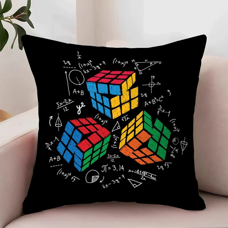 

Rubik's Cube Cushion Cover 50x50 Home Decoration Pillowcases for Pillows 45x45 Cushions Cover for Living Room Cushions Pillow