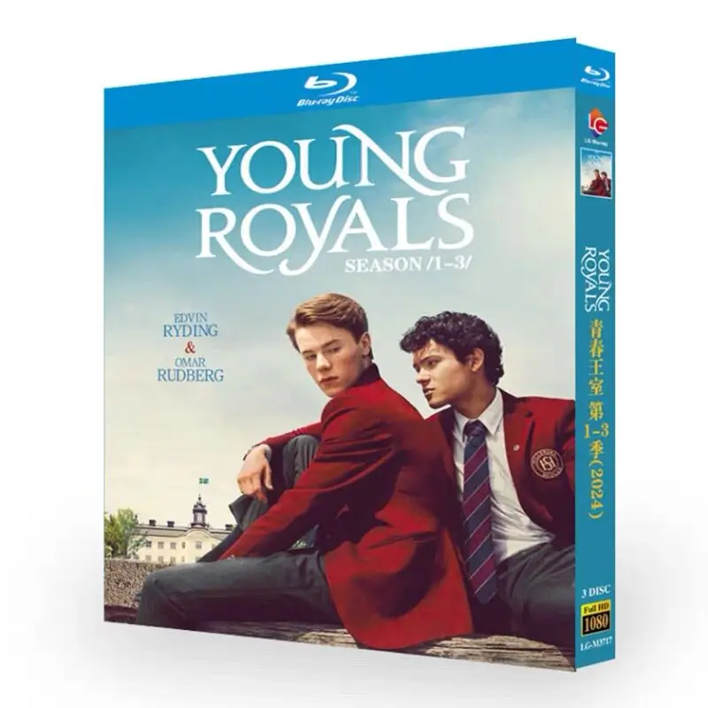 

Young Royals Seasons 1-3 Blu-ray High Definition Swedish Drama BD Discs Box Set