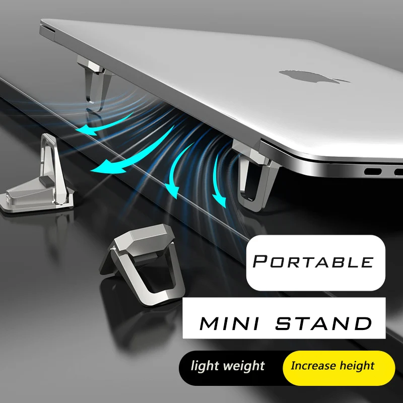 Laptop Stand Portable Foldable Plastic Stander For Desk Tablet Mount Support Accessories for Ipad Light Weight Mini Legs