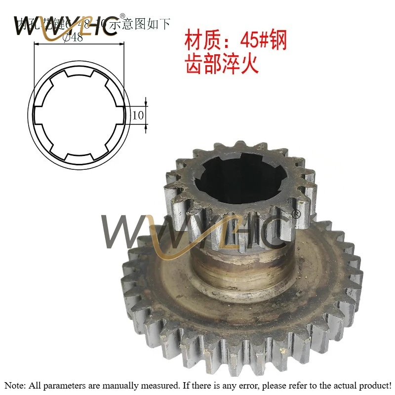 Suitable For Beijing Nantong X62W X52K 53K XA5032 B1-400 Milling Machine 372 Duplex Gear Z18/33