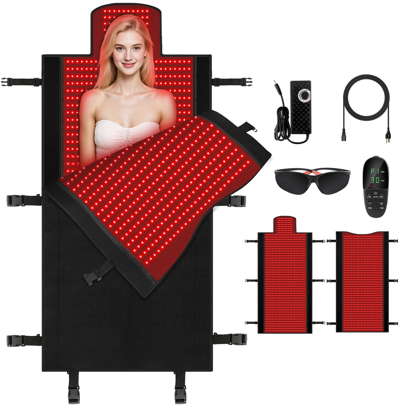Customizable infrared light infrared physiotherapy large pad physiotherapy blanket sleeping bag red light infrared 2570 each led