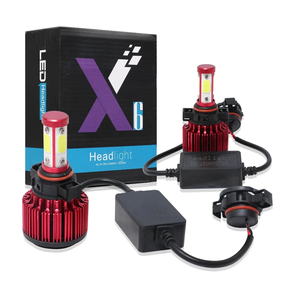 

5202 LED 50W Car H4 H7 H1 Canbus 50W 12000LM H8 H9 H11 HB3 9005 HB4 9006 9012 Hir2 LED Headlight Bulb Auto Fog Light 12V