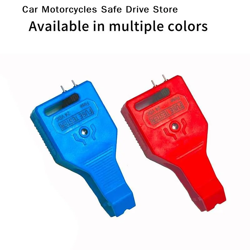 1Pcs DC24V Car Tester Blade Puller Car Fuse Tester Multi-Functional Car Fuse Checker Puller Removal Tool For Mini/Standard Blade
