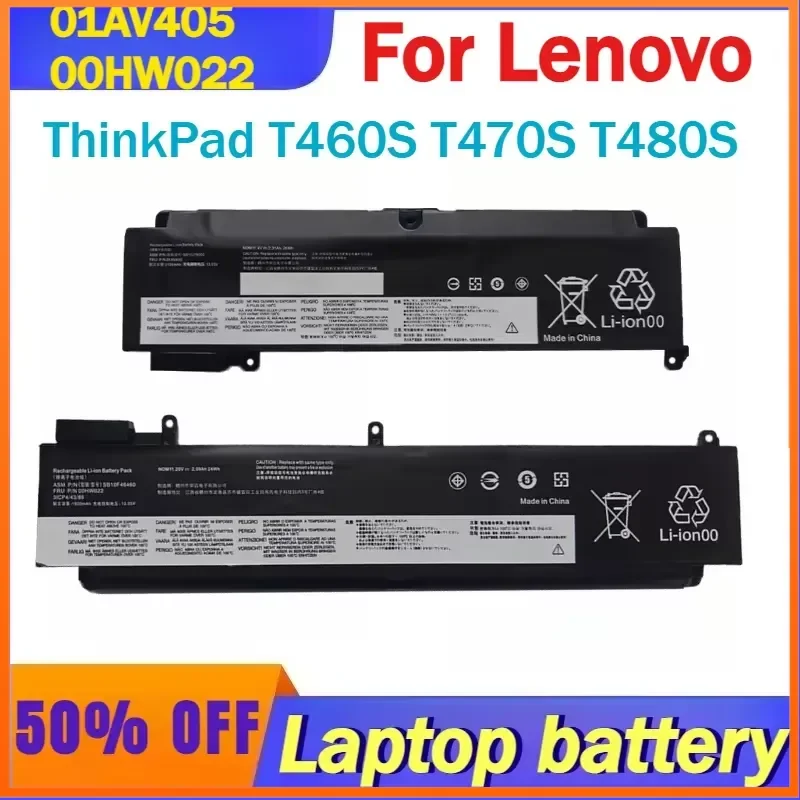 

01AV405 00HW022 Battery for Lenovo ThinkPad T460S T470S T480S SB10J79003 SB10J79004 SB10J79002 00HW024 00HW025 00HW022
