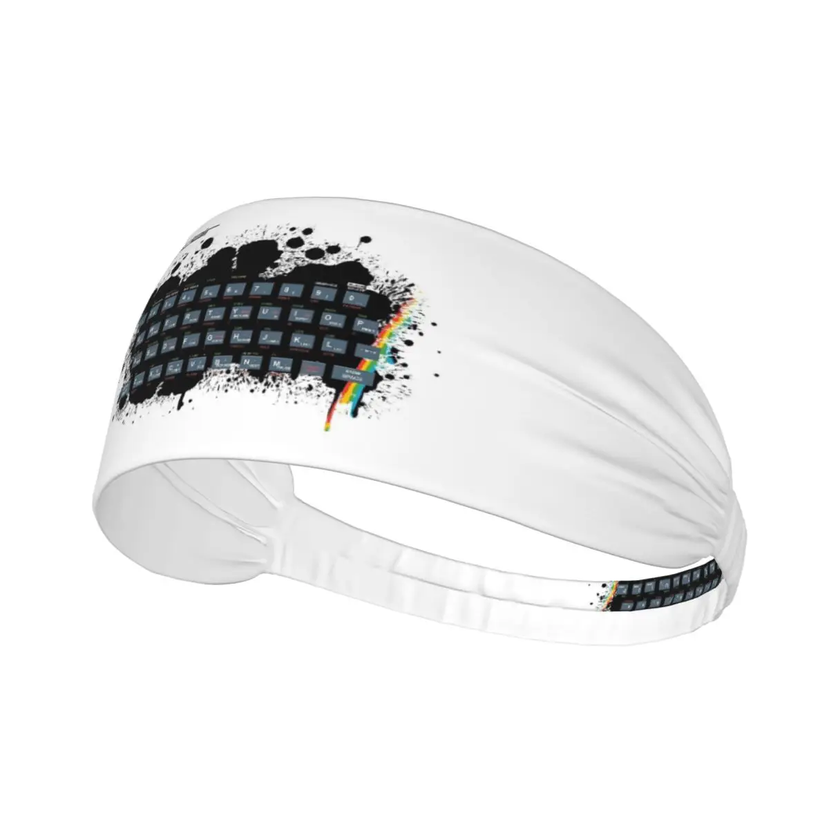 

Custom Retro Gaming Art - ZX Spectrum Sweatband for Men Women Wicking Moisture Sports Sweatband Gym Yoga Running