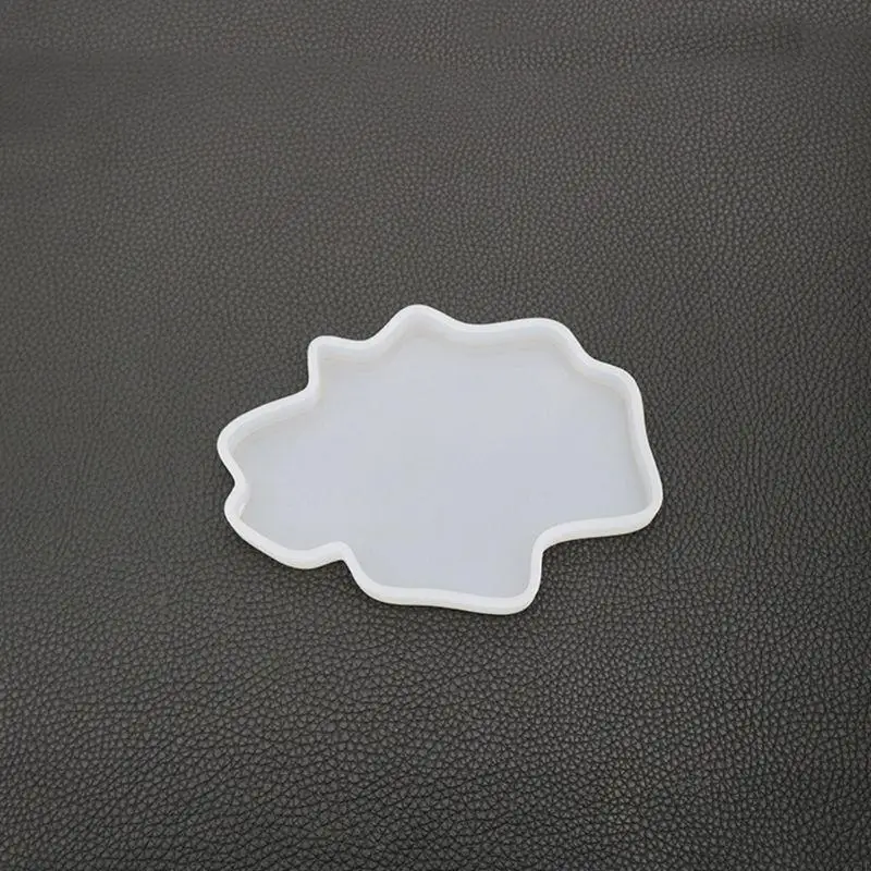 Practical Silicone Mold UV Resin Irregular Cup Mat Mold UV Resin Molds Table Decoration
