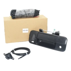 Rear Tailgate Trunk Handle Rear View Backup Camera Kit With Wiring&Key Hole For Toyota Tundra 07-13 69090-0C051