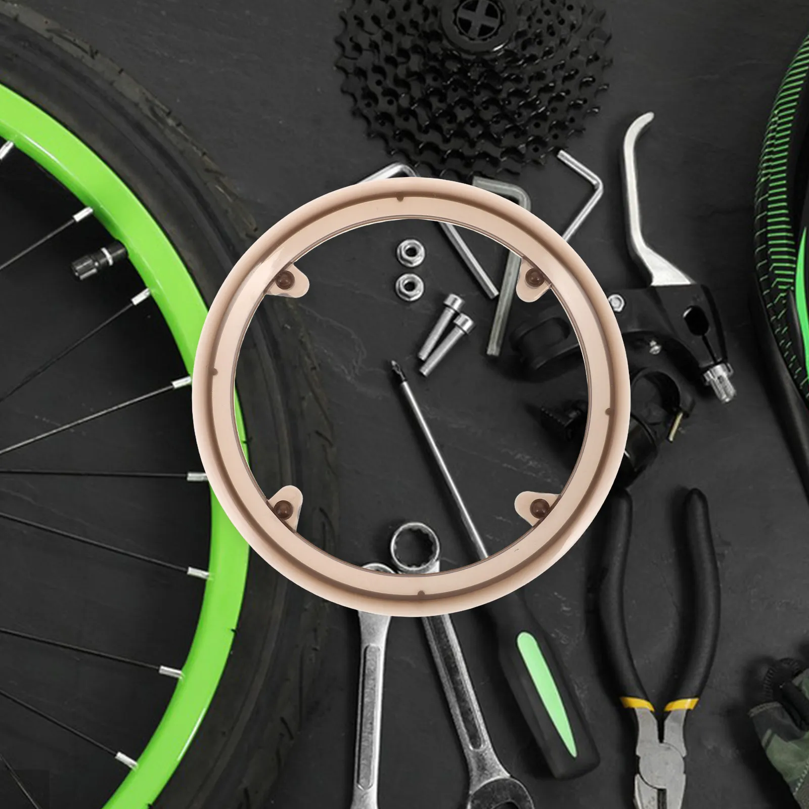 2Pcs Mountain Bike Chain Protector Plastic Chain Guard for Chainring Coverage Full Protection Easy Fit Versatile