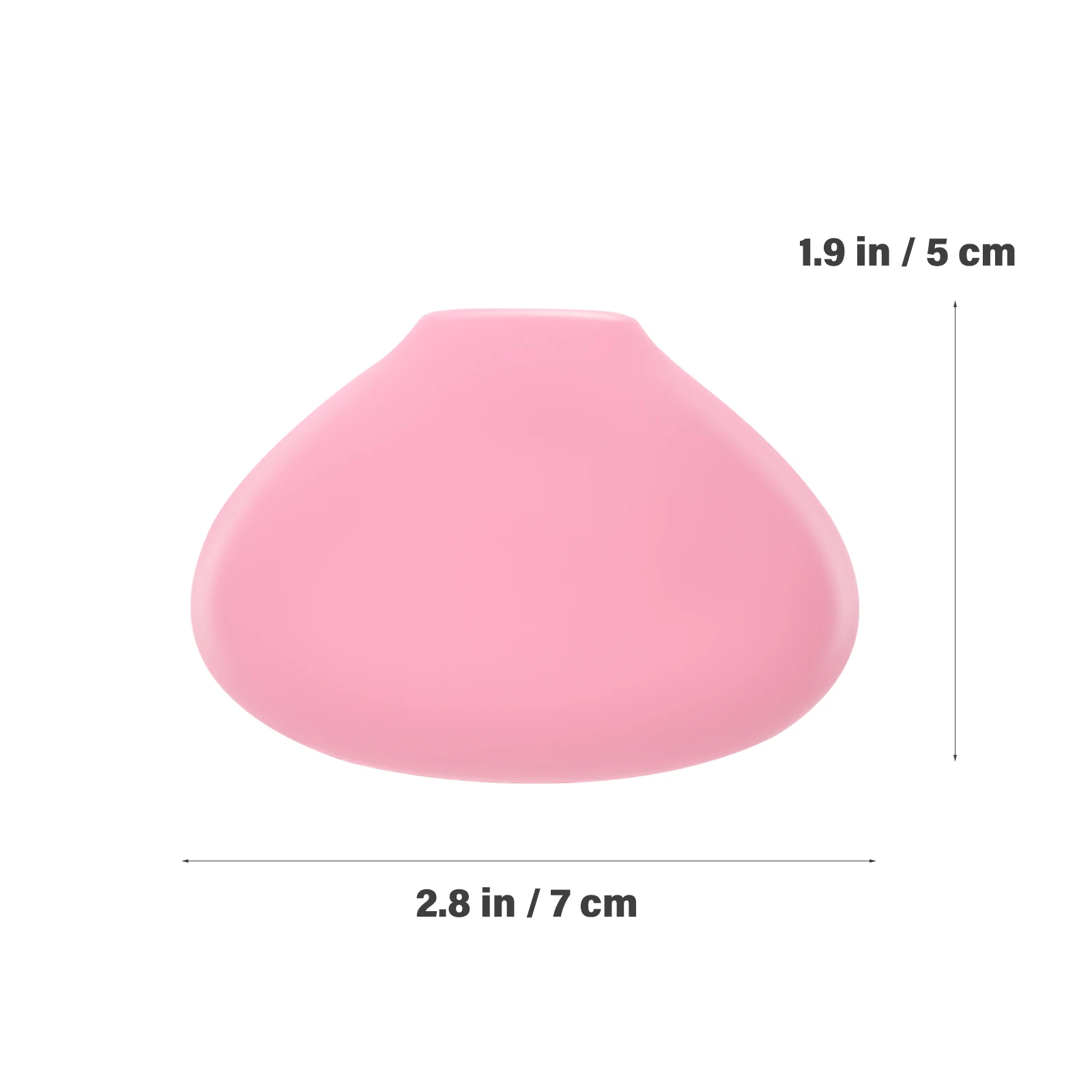 Siliconen make-upborstelbeschermer Cover Blush Poederborstels Stofdichte houder Paars Zacht Geventileerd Gemakkelijk