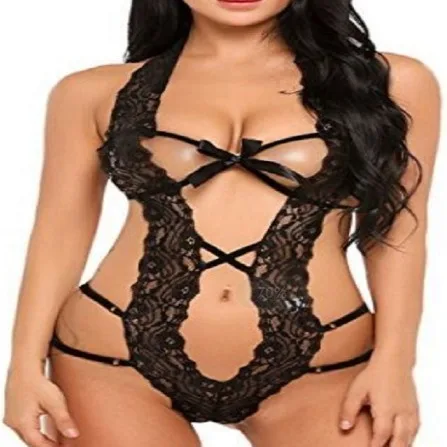 جوارب نسائية ضيقة ملابس داخلية مثيرة مثيرة باللون الأسود ملابس داخلية مثيرة من الحرير بيبي دول ملابس Lenceria متعرجة #5