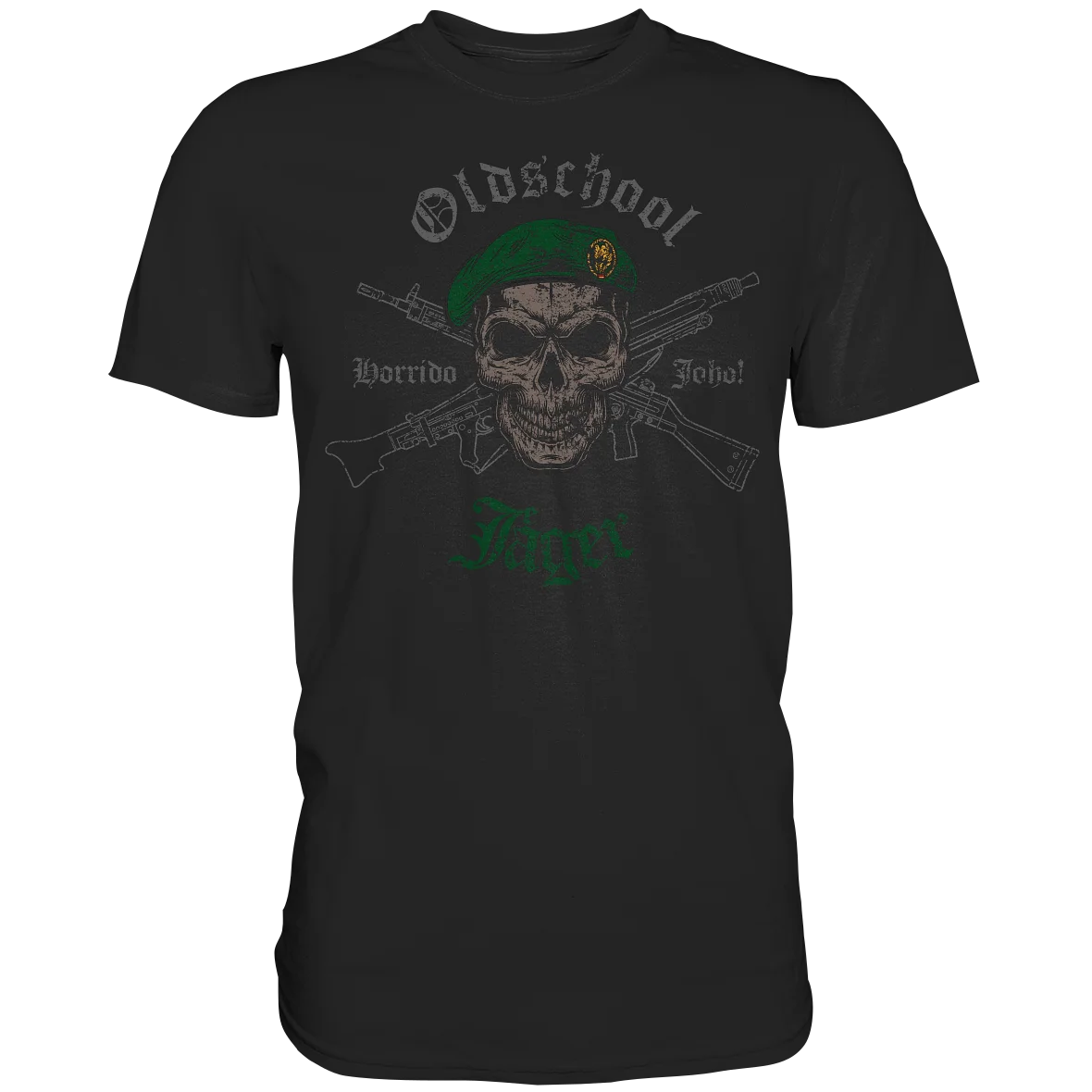 

Old School Deutsche Bundeswehr Hunters Skull T Shirt. Short Sleeve 100% Cotton Casual T-shirts Loose Top Size S-3XL