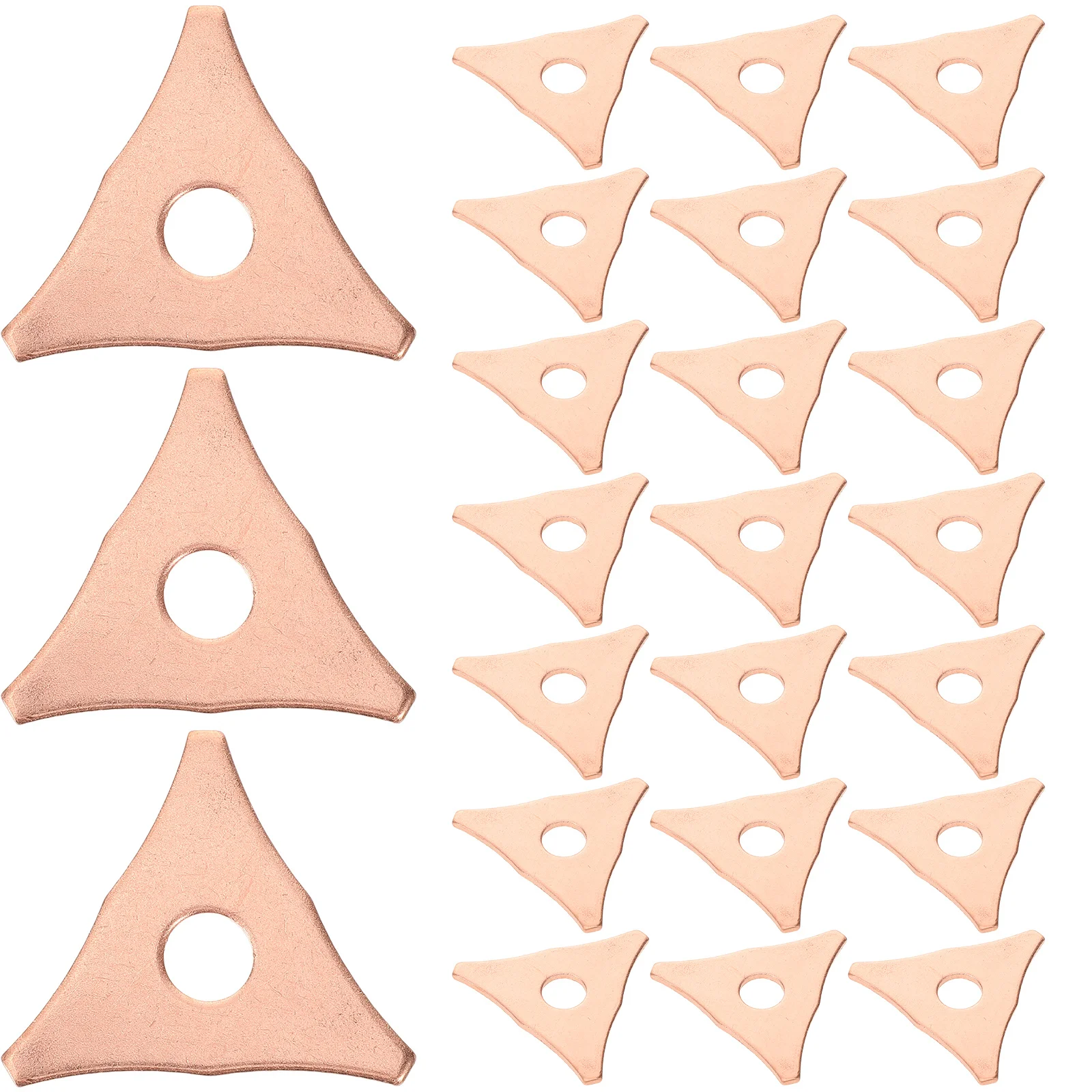 

100Pcs Dent Pulling Ring Triangle Lifter Panel Pulling Washer Spot Welder Dent Puller Automotive Body Repair Tool