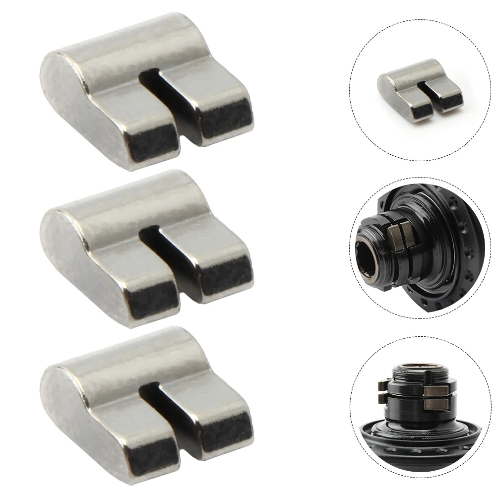 

3Pcs Pawl Aluminum Alloy Replacement Durable Freehub Pawl High Toughness Wear Resistant Bike Spare Part for Cycle