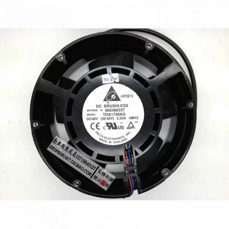 

FOR Delta Large Air Volume Aluminum Cooling Fan TDA1748AG 17CM 17250 48V 2.22A