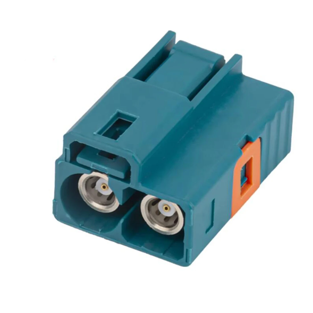 1pc Double Fakra Z Twin Male Female SMB Jack Connector 50Ohm Waterblue Color for Car GPS NEW