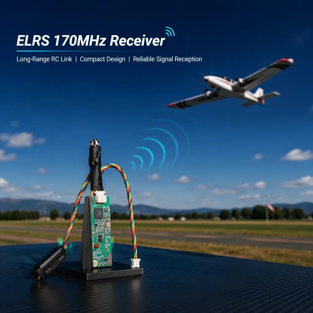 ELRS 170M MINI RX 170M Receiver Hardware ESP8285+SX127x (Default 500mw Return Transmission) for FPV Racing Quadcopter DIY