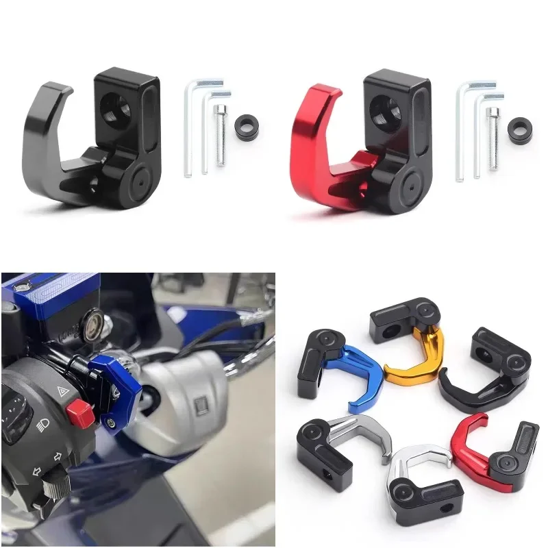 

1piece Motorcycle Modified Accessories Aluminum Alloy Foldable Hook Handlebar Luggage Bag Hangers for Honda PCX160 Pcx150 PCx125
