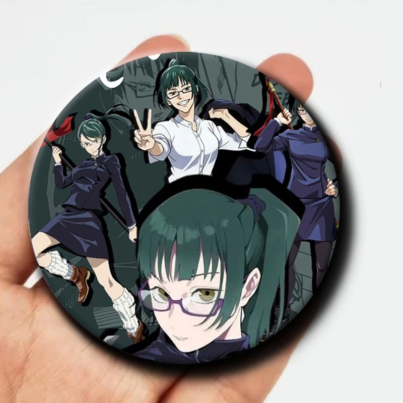 Cartoon Role Play Maki Zenin Soft Button Pin Badge Anime Maki Zenin Brooch Creative Badge