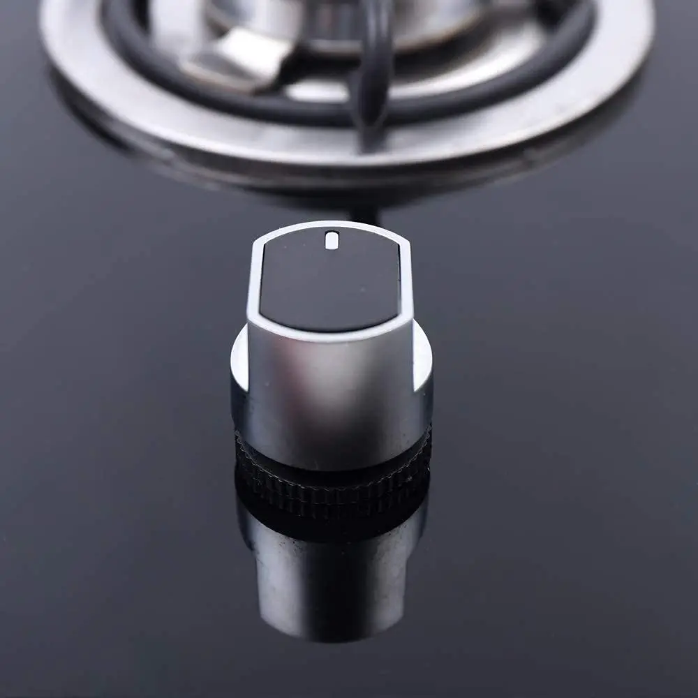 GR-B002 Fornello da piano cottura RV per roulotte RV a 1 fuoco con coperchio in vetro temperato, 7,9"x14,4"x2,8" (1 bruciatore, barca, auto, campeggio)